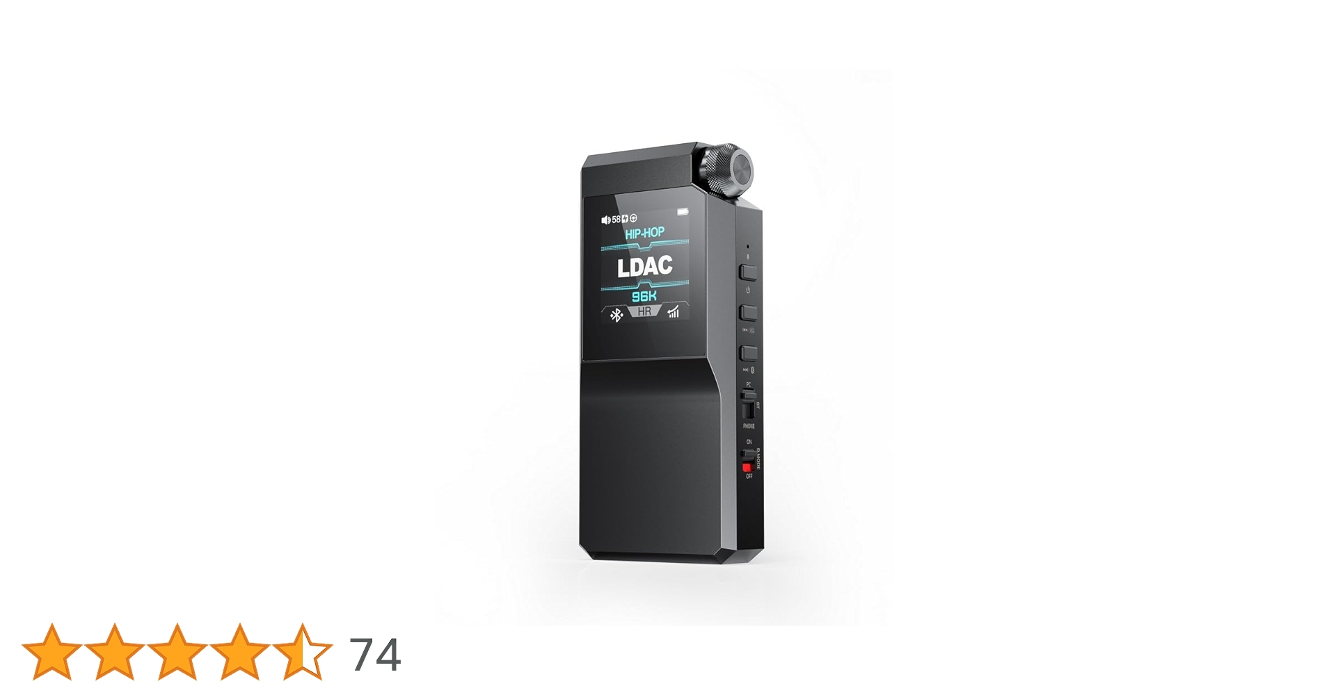 Fiio BTR17 新品未開封 ブラック オマケ付（マグネット式充電ケーブル） Fiio BTR17 新品未開封 ブラック オマケ付（マグネット式充電